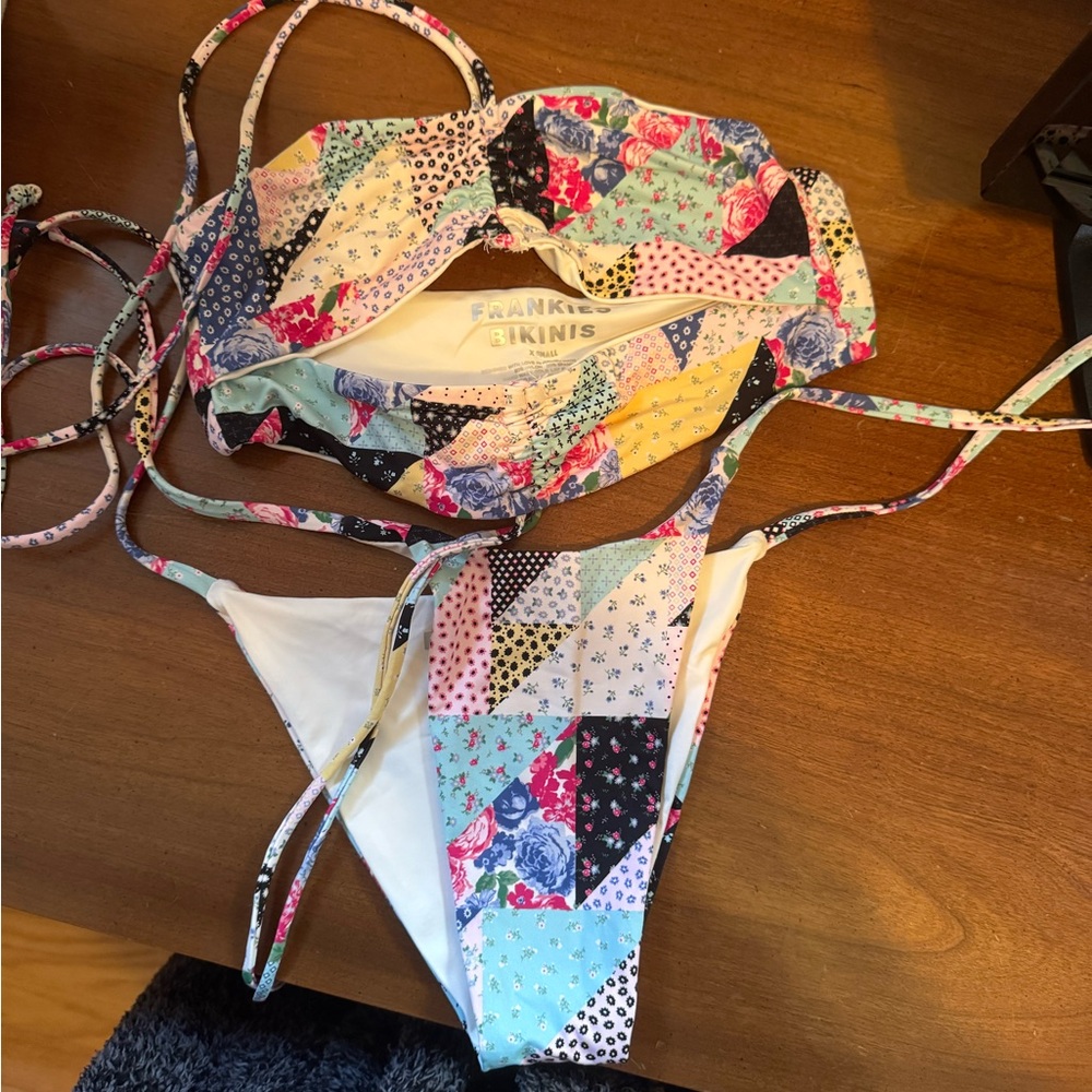 Frankie’s Bikinis Patchwork Bikini Set - image 4